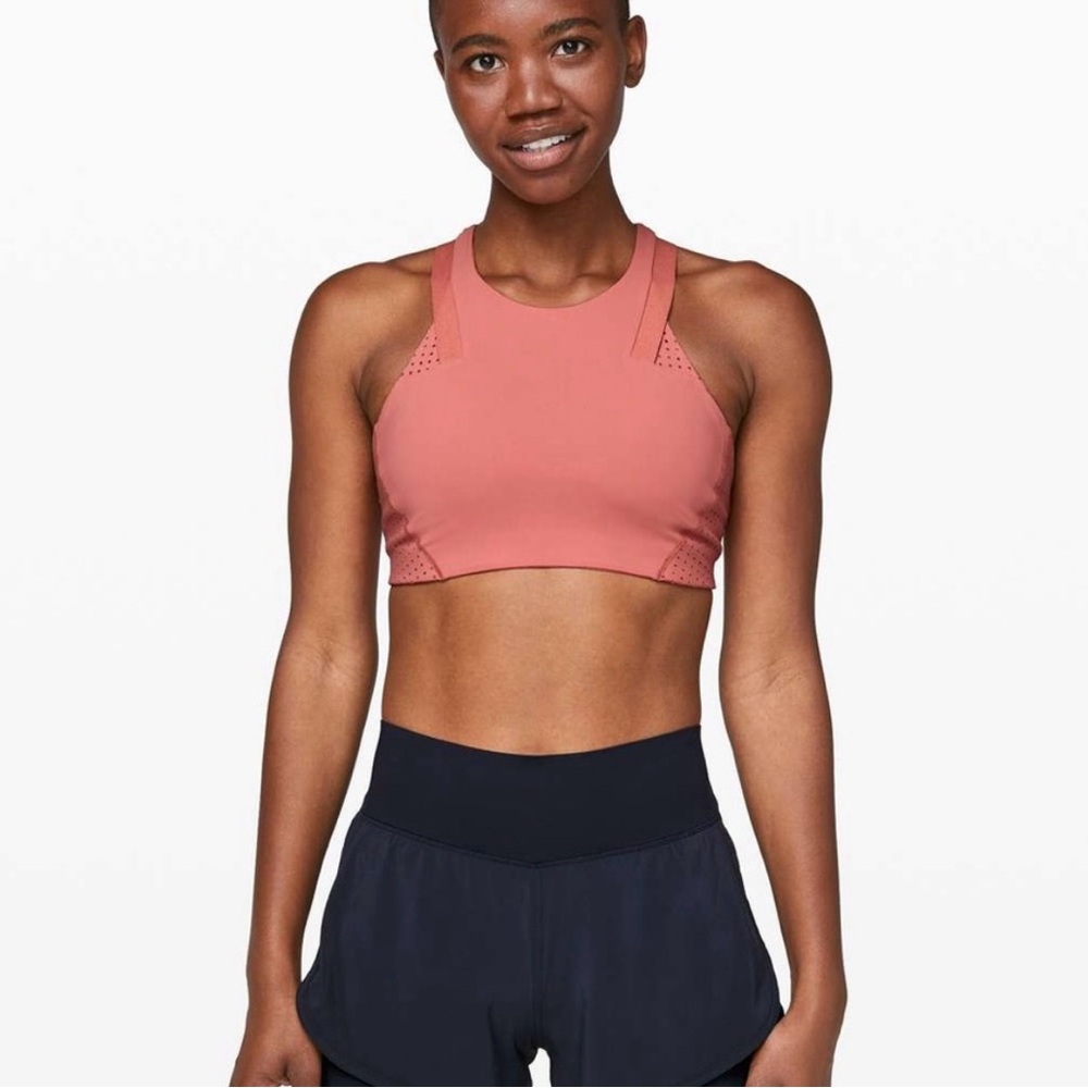 Lululemon Bootcamp Ready Bra is Rustic Coral